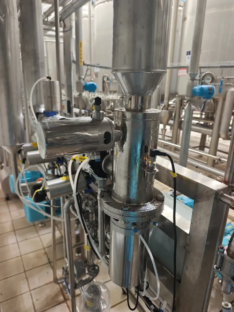 乳制品厂酸奶清管系统自动卫生型发射站