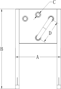 可清管手动换向板